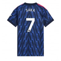 Stroje piłkarskie Arsenal Bukayo Saka #7 Koszulka Wyjazdowej dla damskie 2025-26 Krótki Rękaw